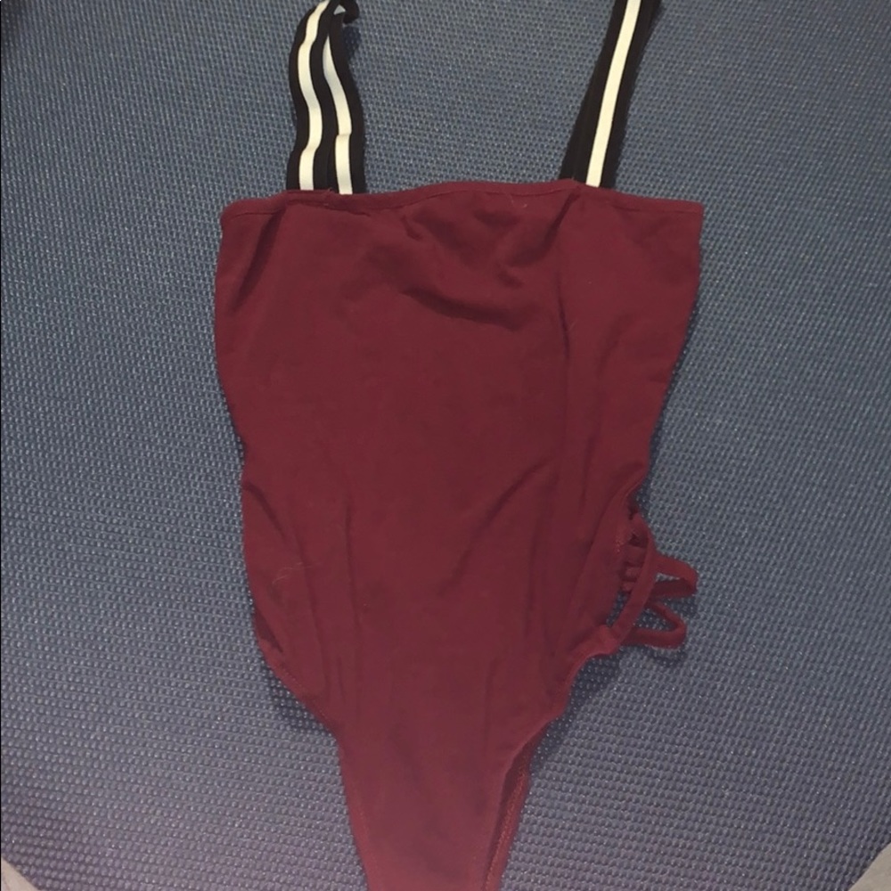 Maroon Bodysuit
